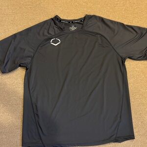Men's Black Short Sleeve Performance Tee